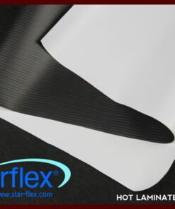 STAR 4 Feet Hot Laminated Fabric 300 GSM Front Lit Black Back